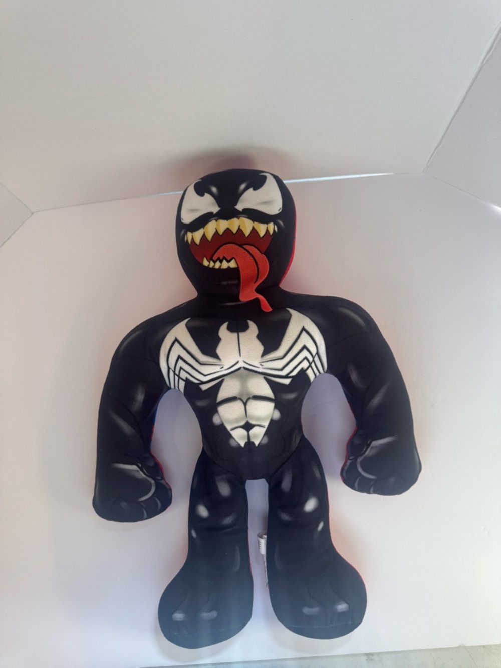 MARVEL HALFEMS SpiderMan Venom Double Sided 18” Stuffed Plush Toy Reversible